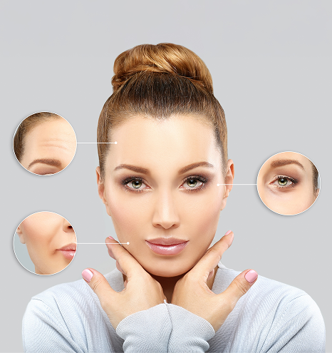 Anti-Wrinkle Treatments treatment areas